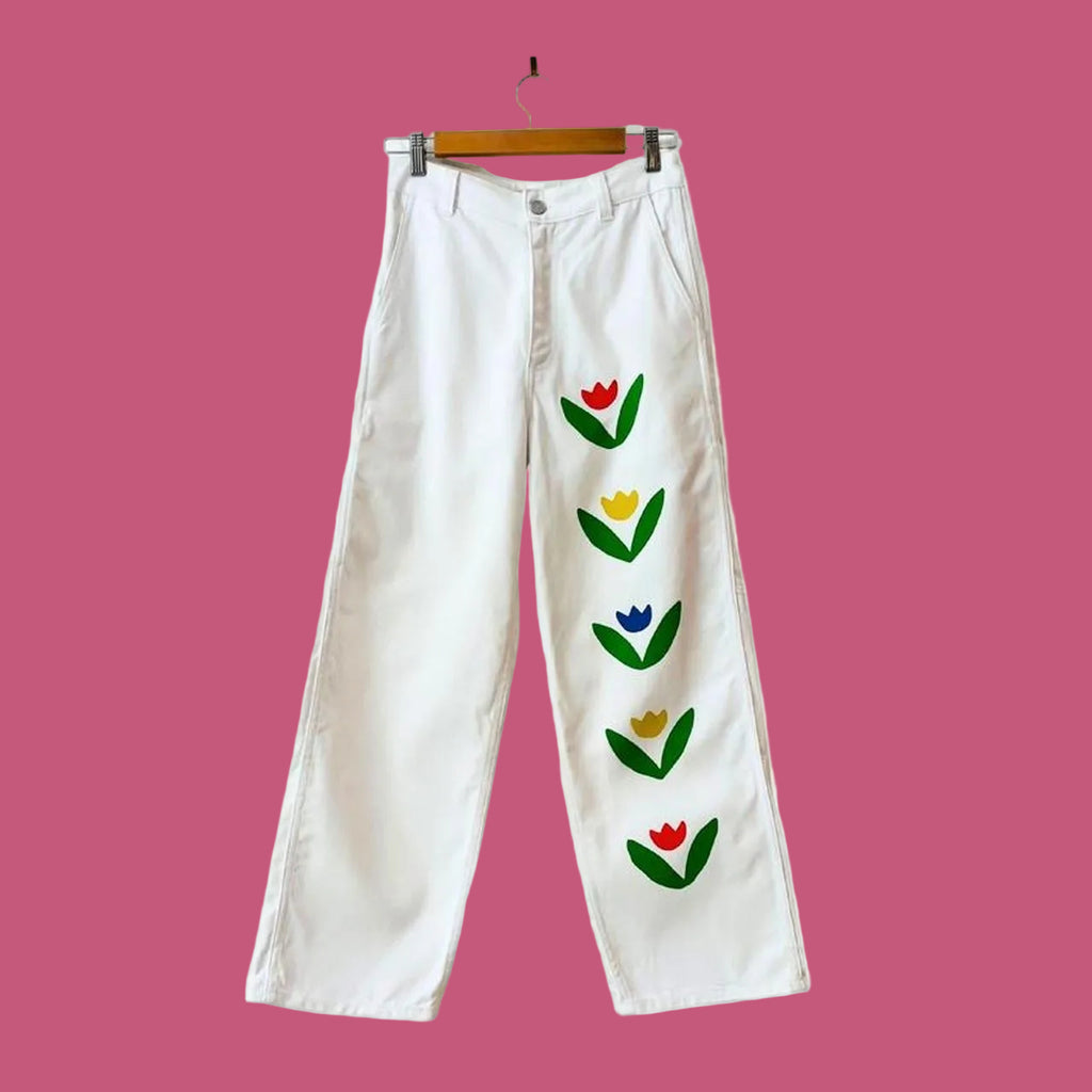 Lisa Says Gah DYLAN Jeans in White Tulip.