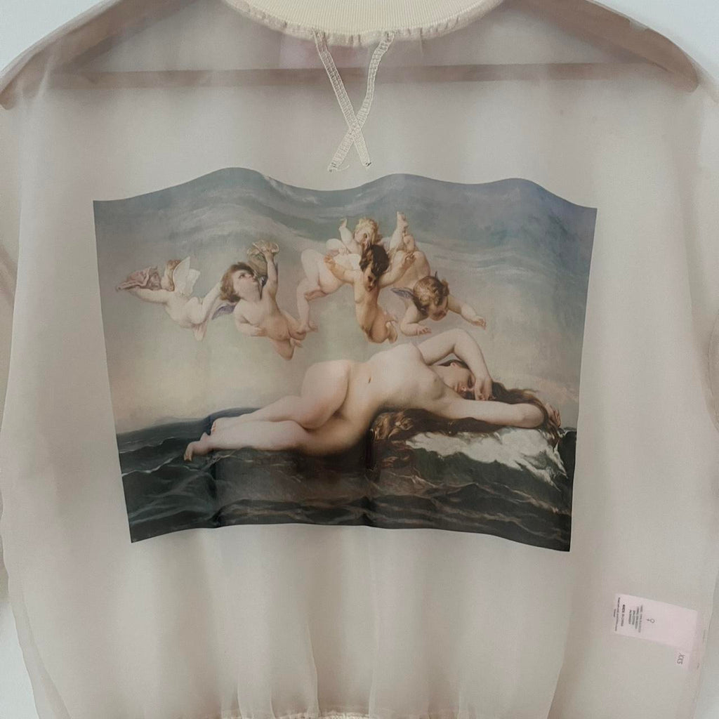 Selkie THE GHOSTED Sweater in Oatmilk.