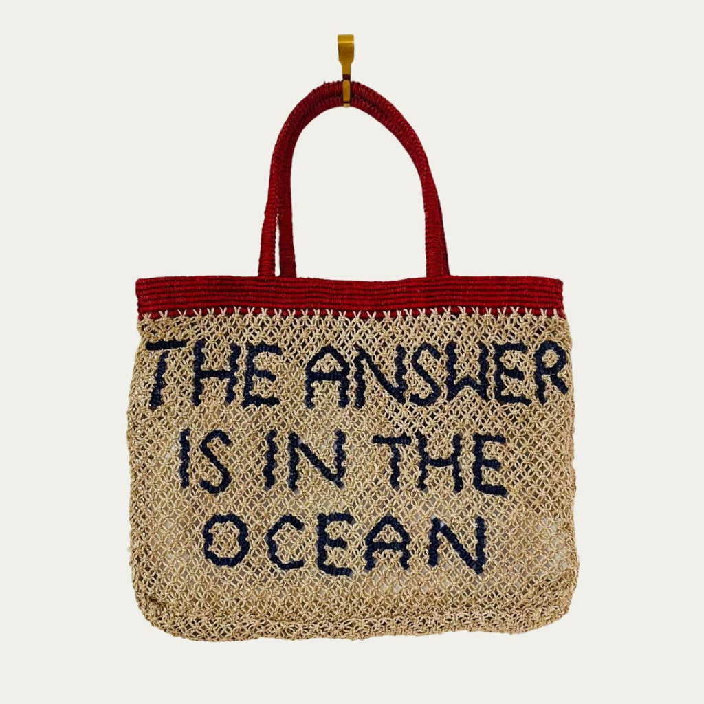 Maggie Marilyn THE ANSWER IS THE OCEAN Tote Bag.