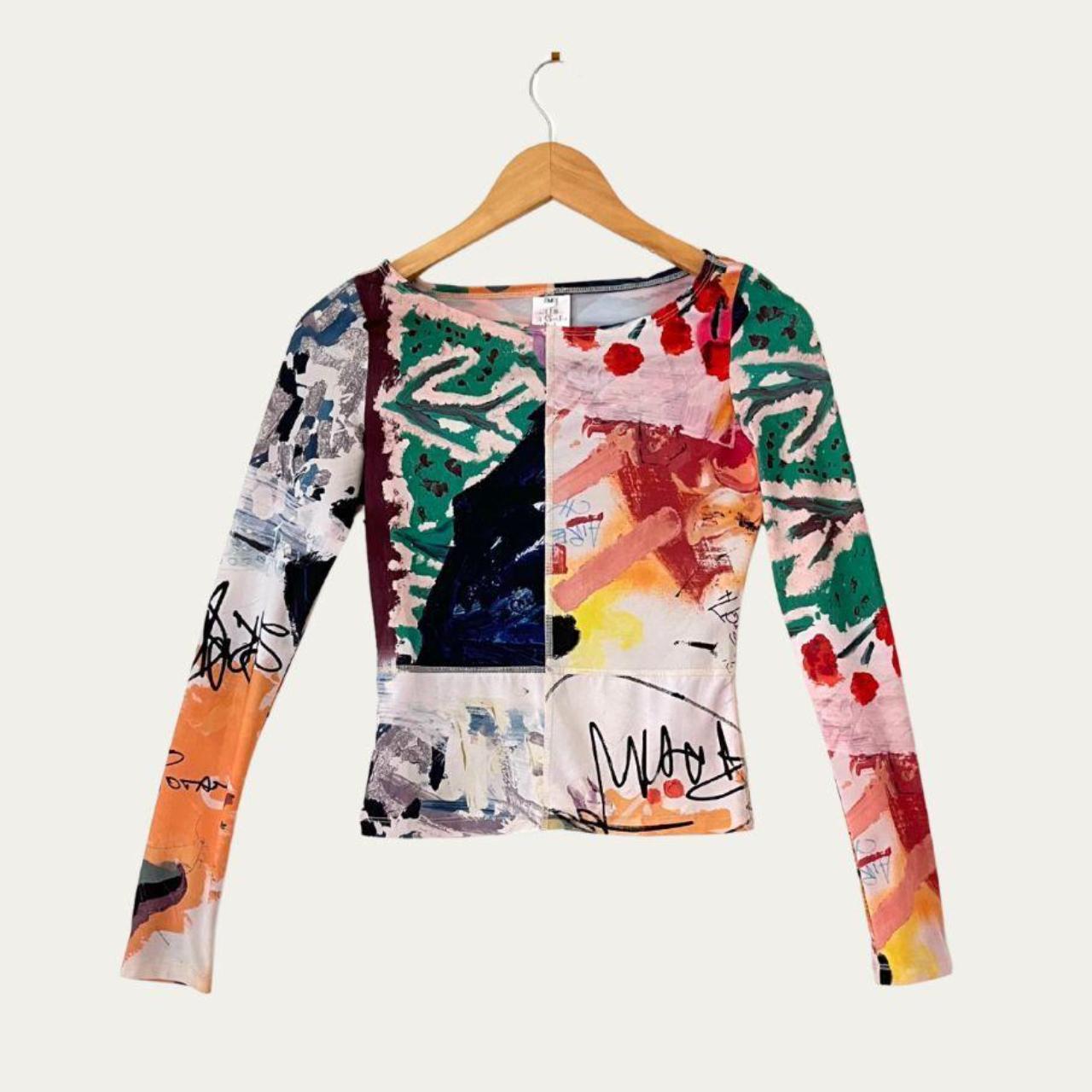 All Is A Gentle Spring RAINBOW FLEX Tapestry Long Sleeve Top.