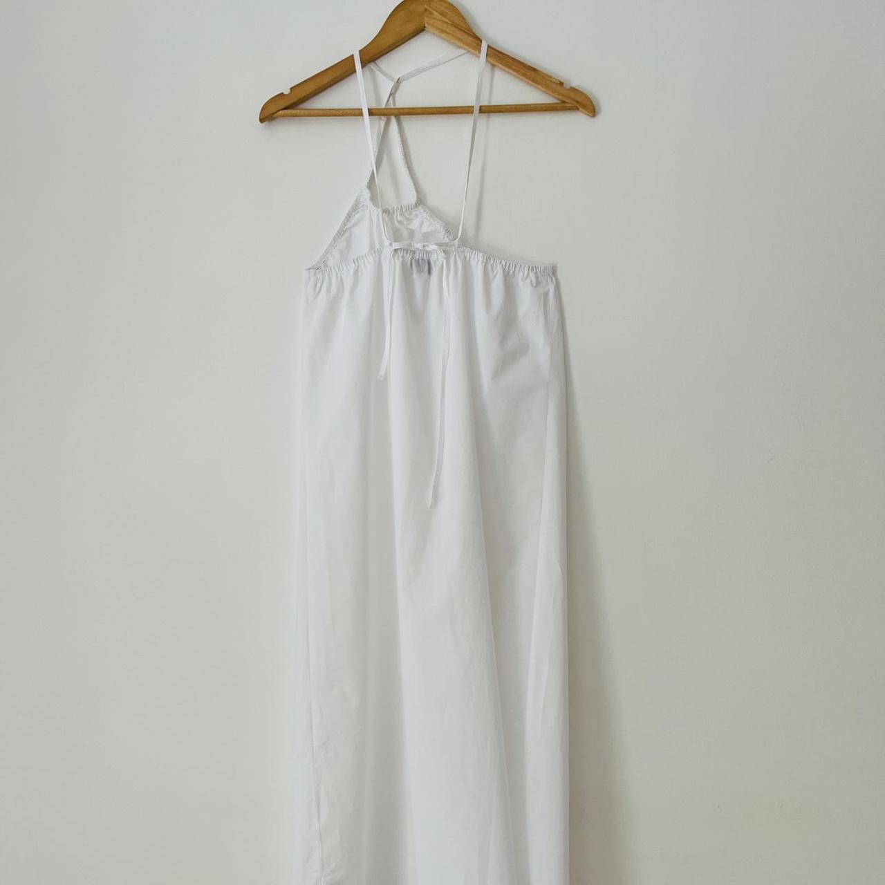 Deiji Studios KEYHOLE Midi Dress in White.
