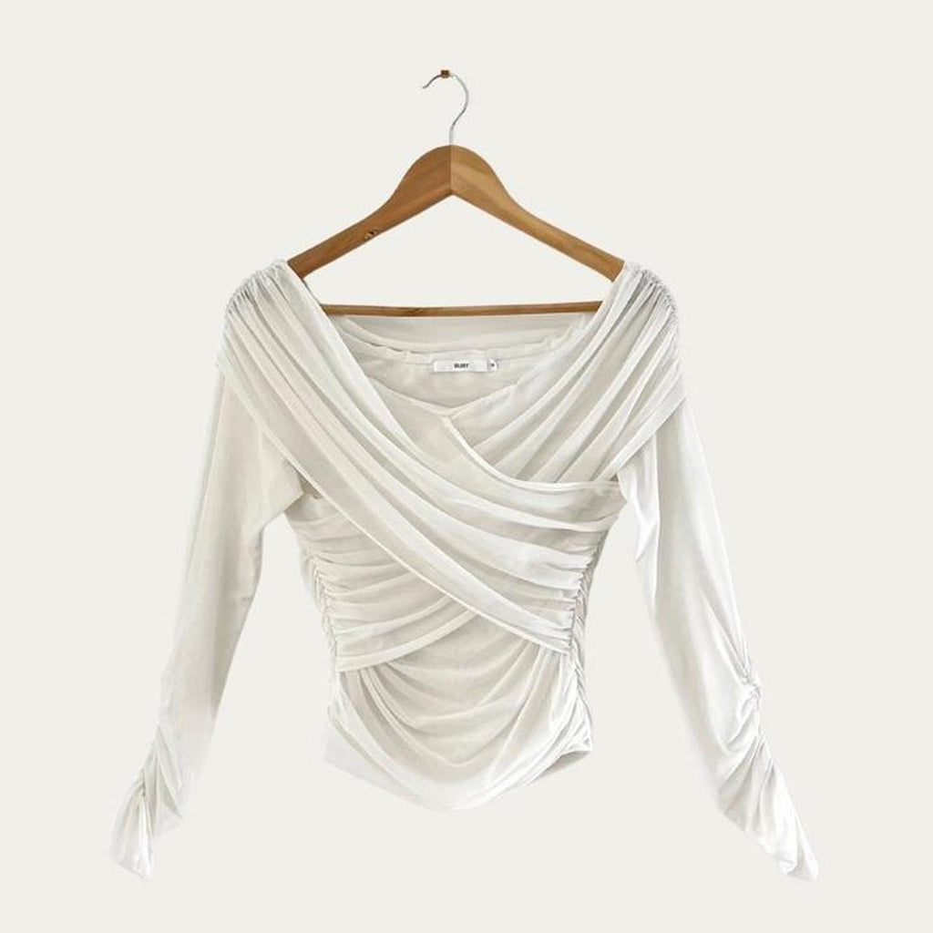 Ruby NZ GENE Mesh Top in White.