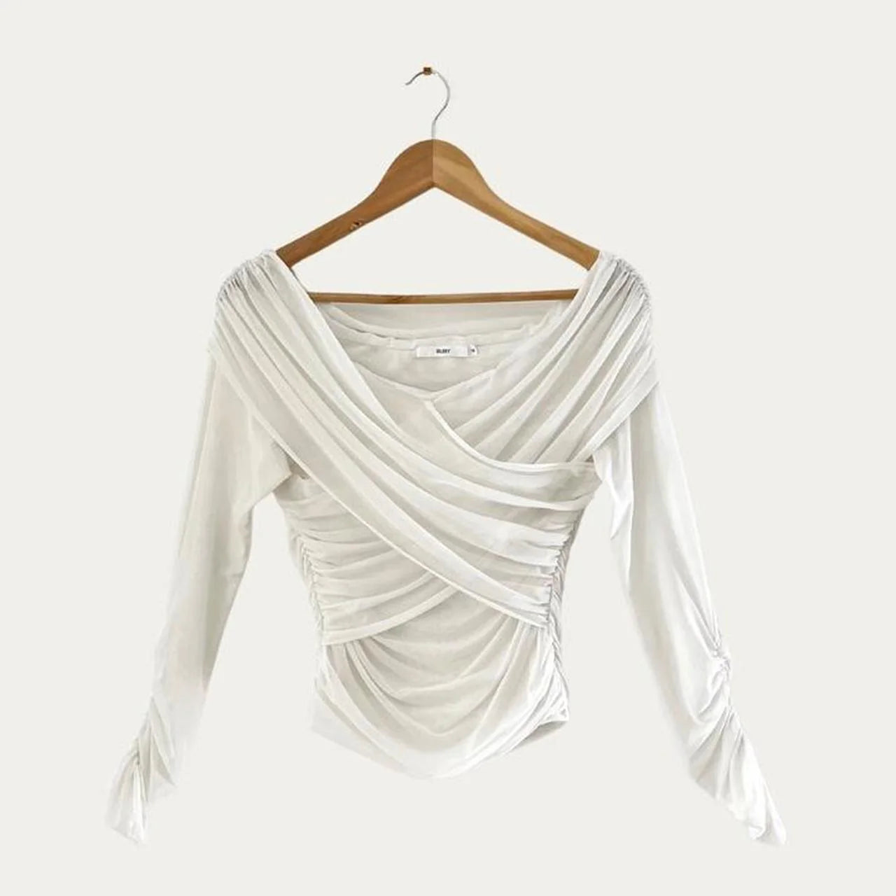 Ruby NZ GENE Mesh Top in White Size 12.