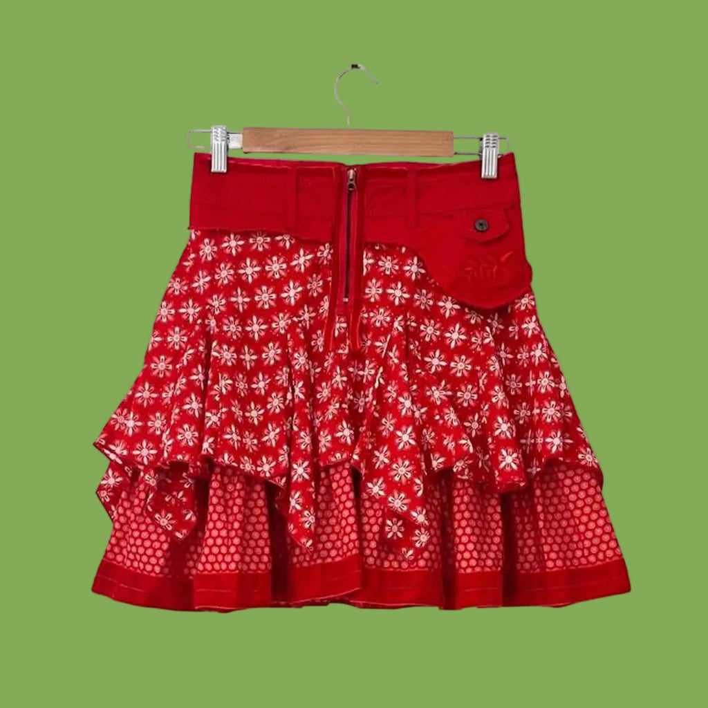 Marithé et François Girbaud Vintage Mini Skirt.