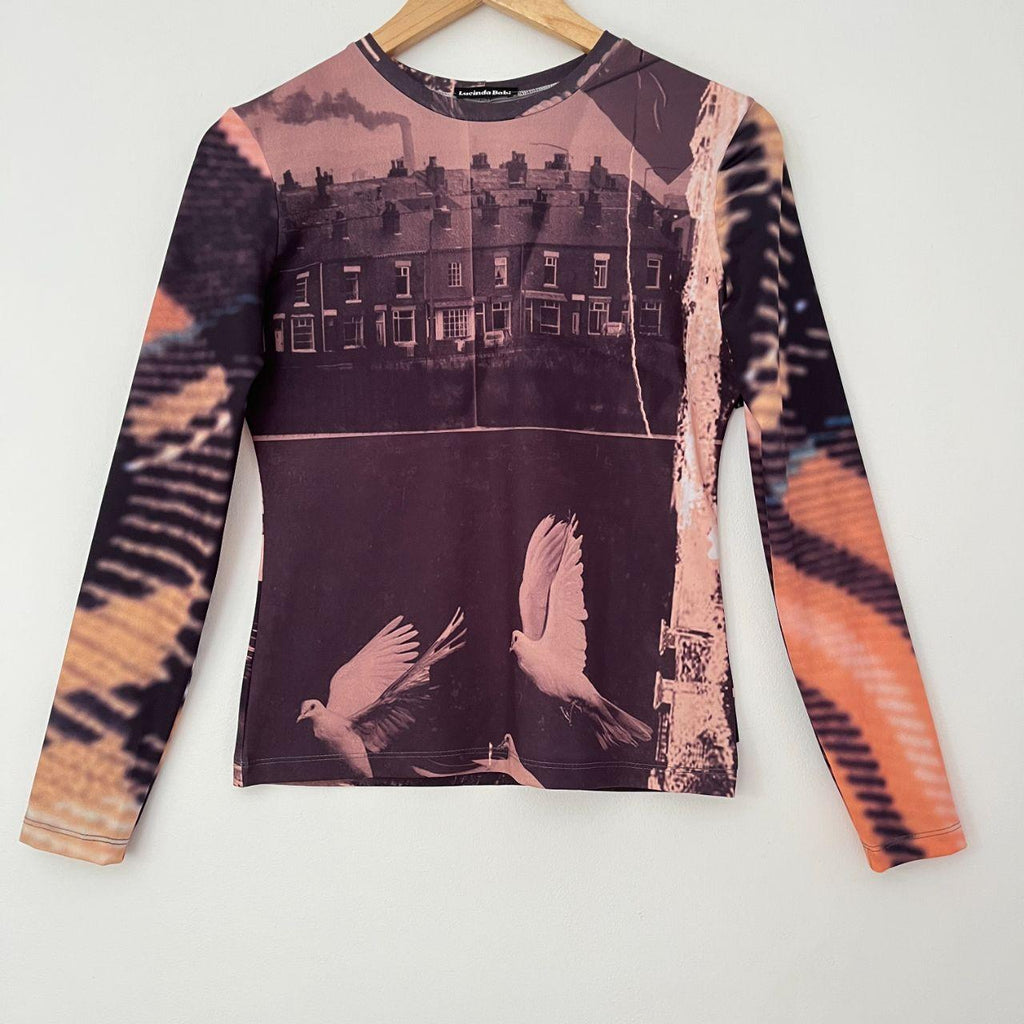 Lucinda Babi GRIM UP NORTH Long Sleeve Top Size XS-S.