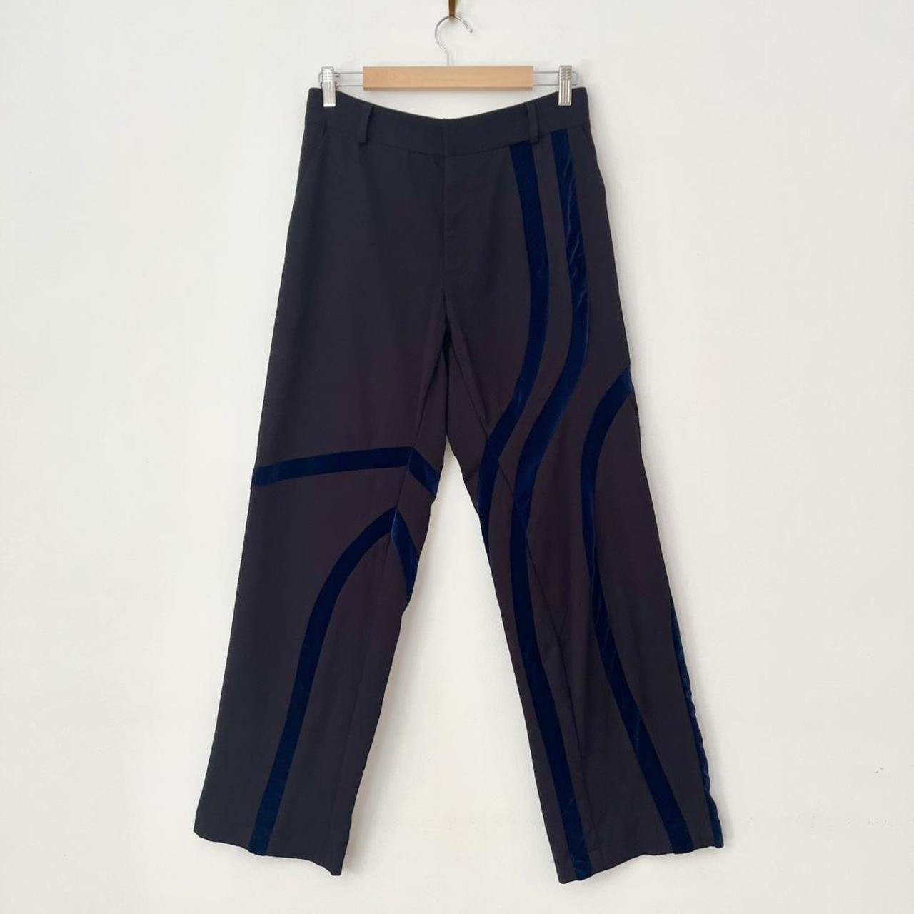 Karla Laidlaw Velvet Applique Pants.