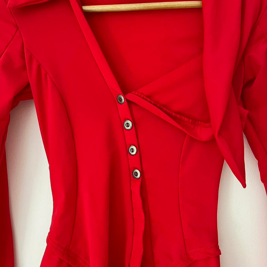 Karla Laidlaw SAILOR Shirt in Red.