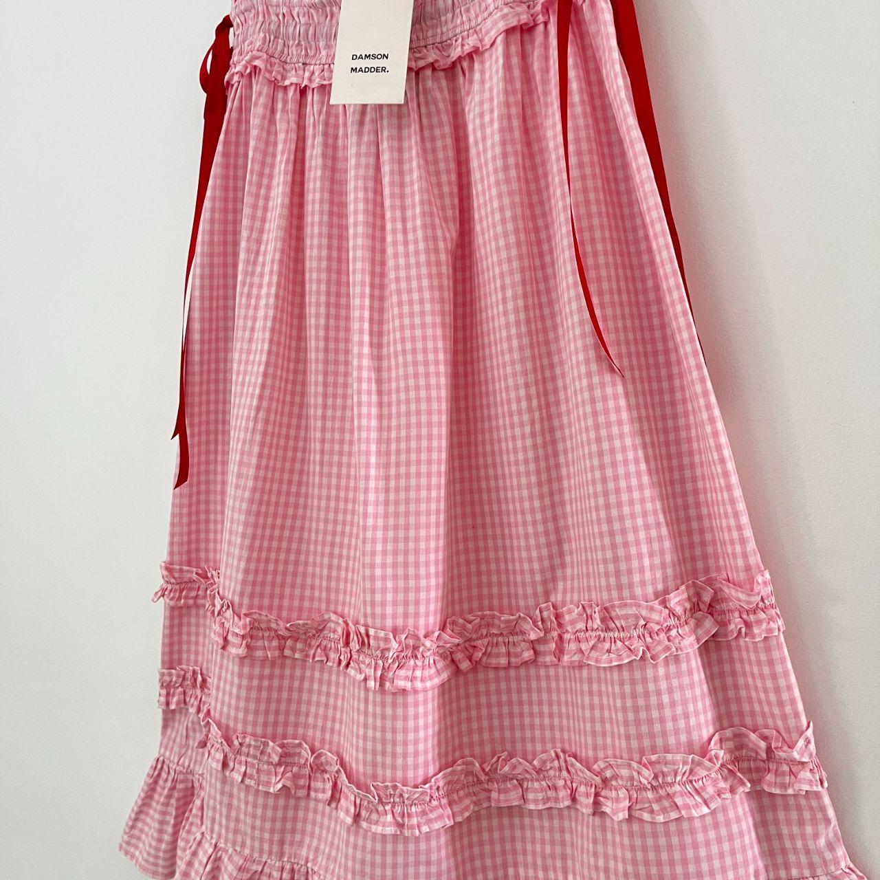 Damson Madder BNWT OLIVIA Ruffle Gingham Skirt.