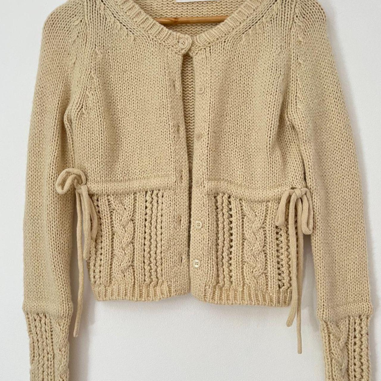 Peachy Den GABRIELLE Knit Cardigan in Buttercup.