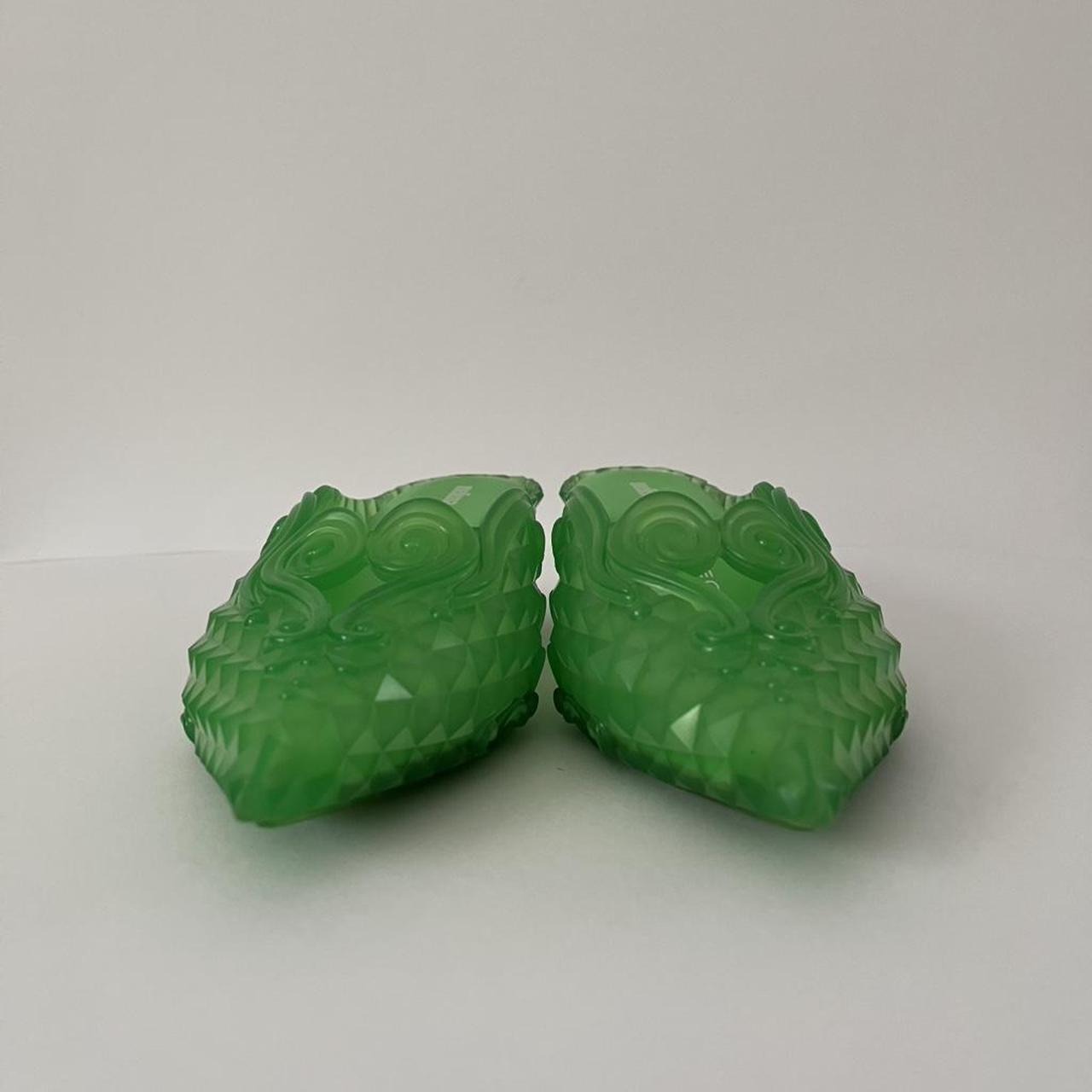 Melissa x Y/Project COURT Shoe in Green.