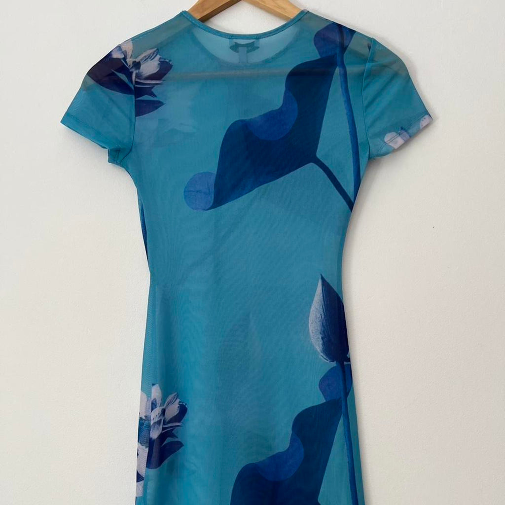 Miaou BNWT BILLIE Mini Dress in Blue Lotus.