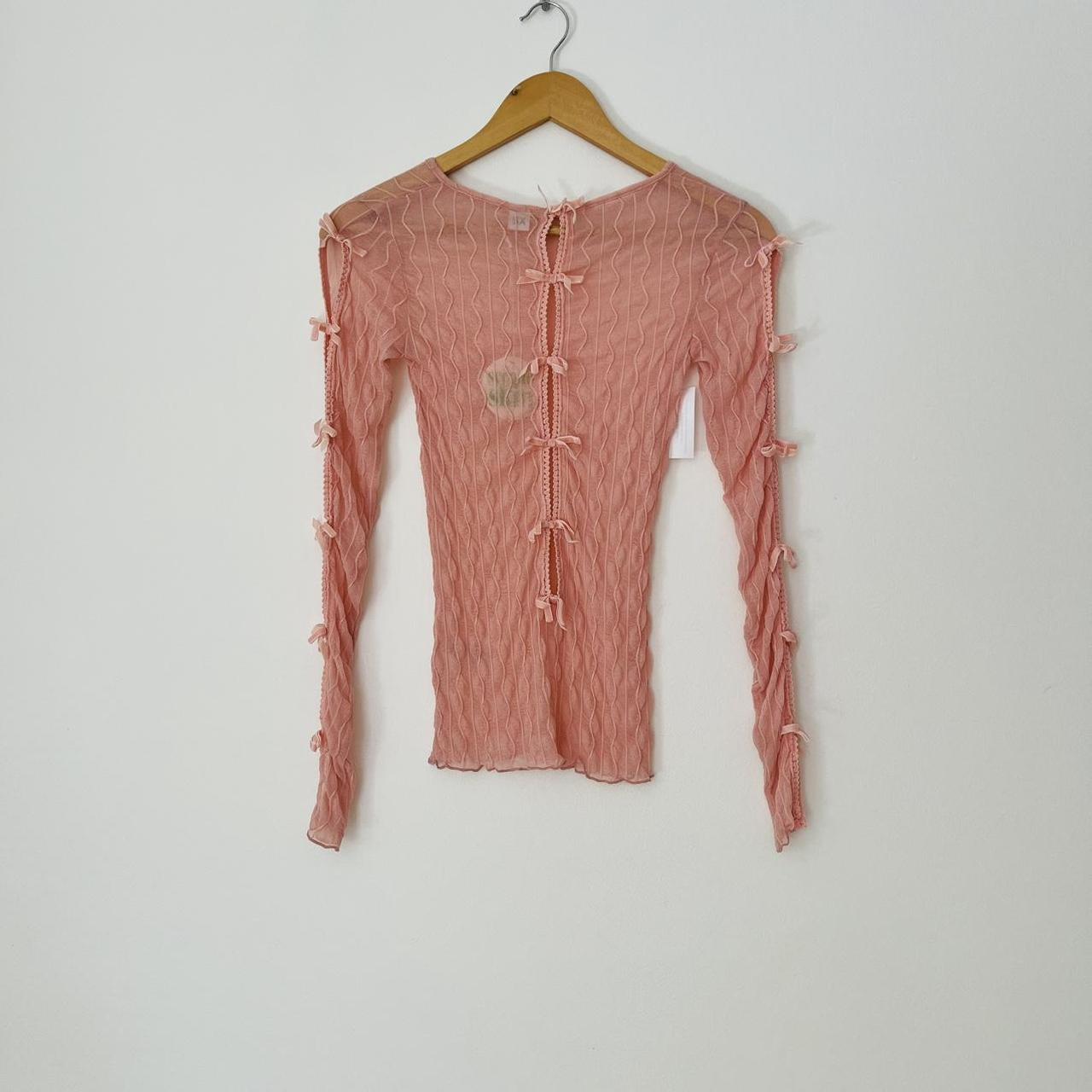Second Skin by Find Me Now The Label BNWT ROSS BOW Mockneck Top in Icy Pink.