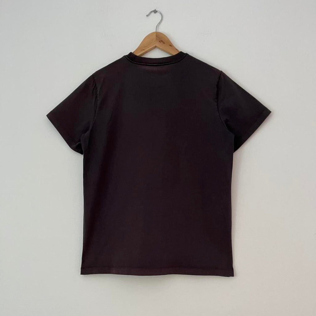 Ganni Simile Logo T-shirt in Grey.