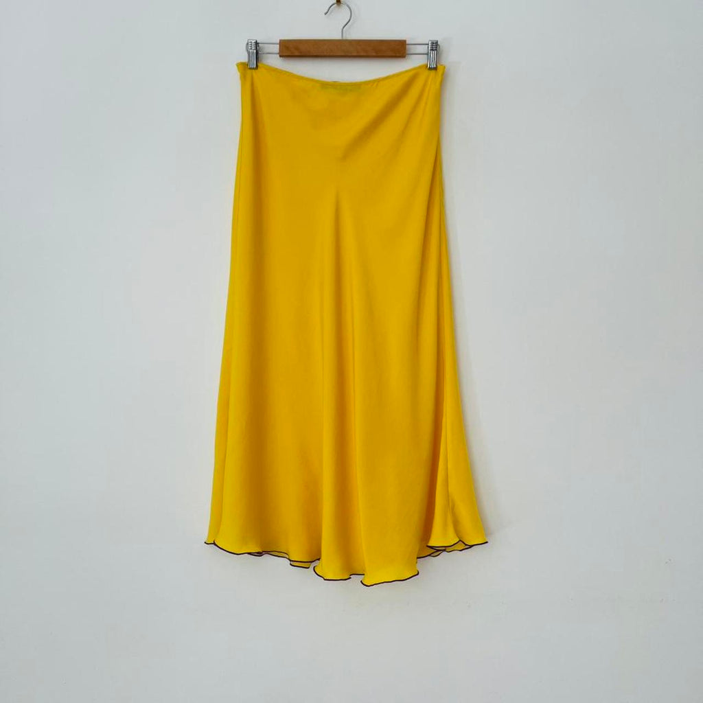 Siedrés PRIM Midi Skirt in Yellow.