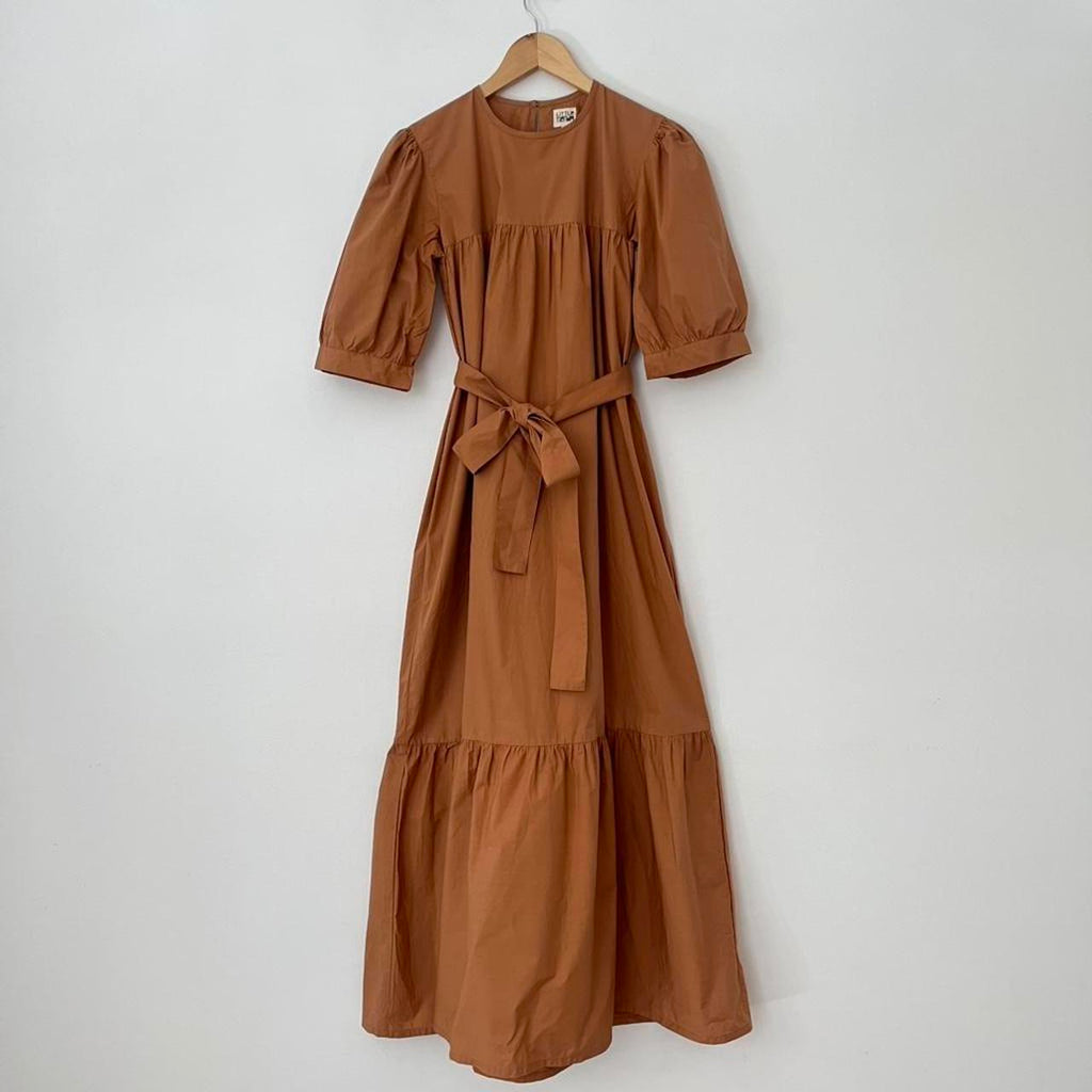 Little Tienda Maxi Dress in Brown.