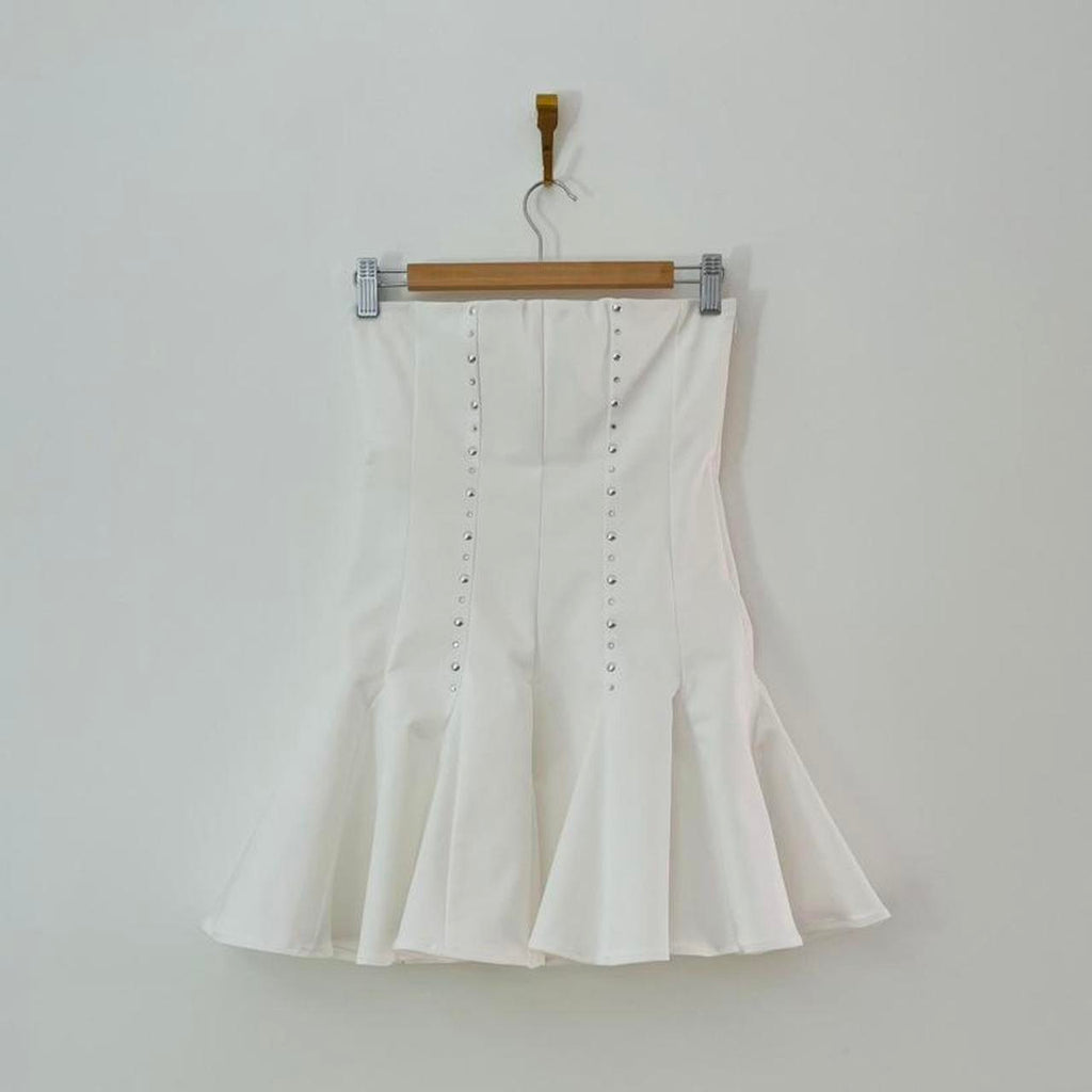 Gimaguas WILLIAMS White Mini Dress.