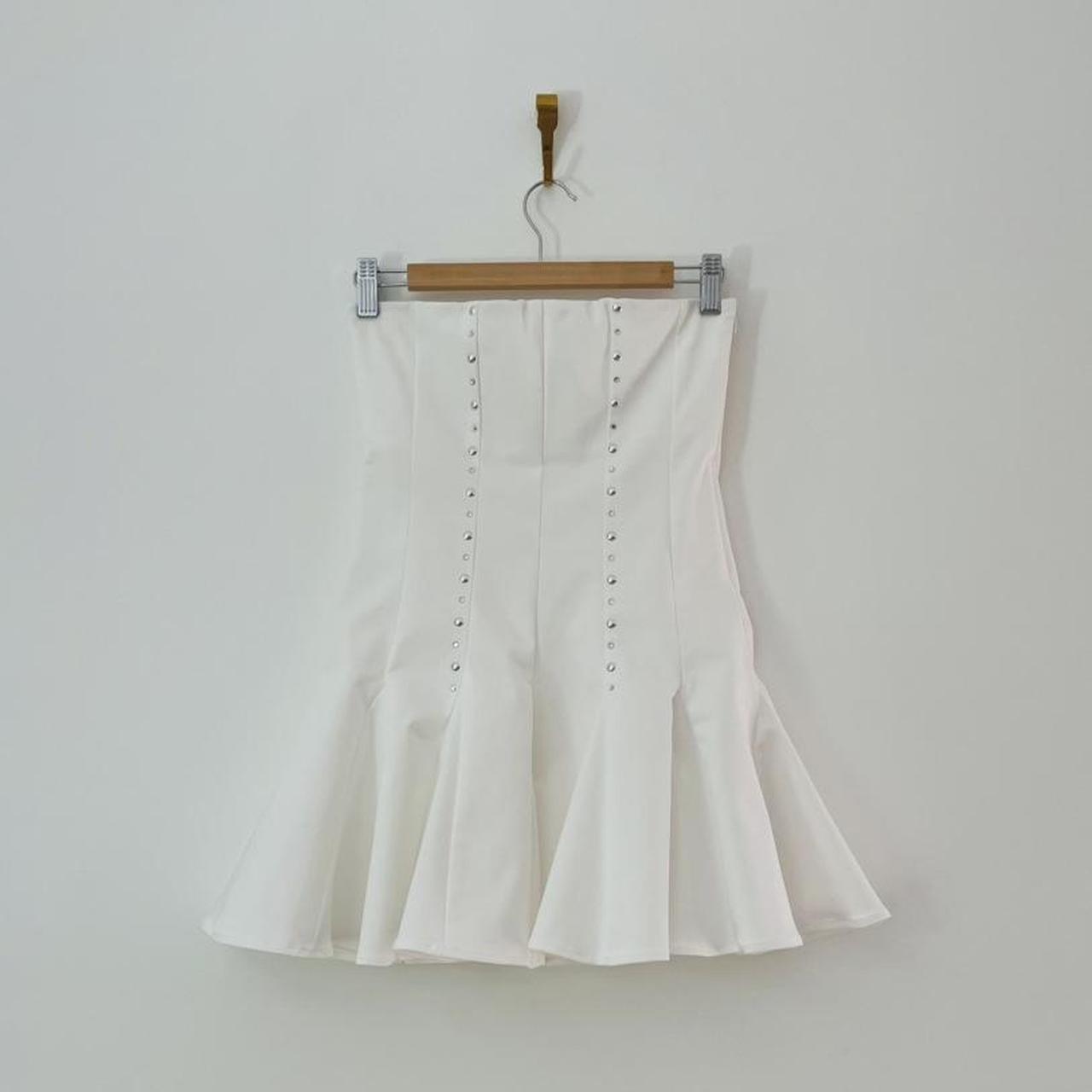 Gimaguas WILLIAMS White Mini Dress.