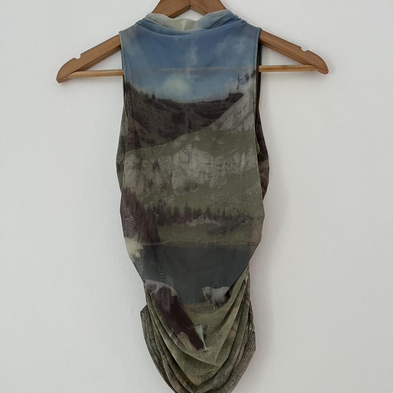 Arthur NWT Ruched Tank Top in Bucolic.