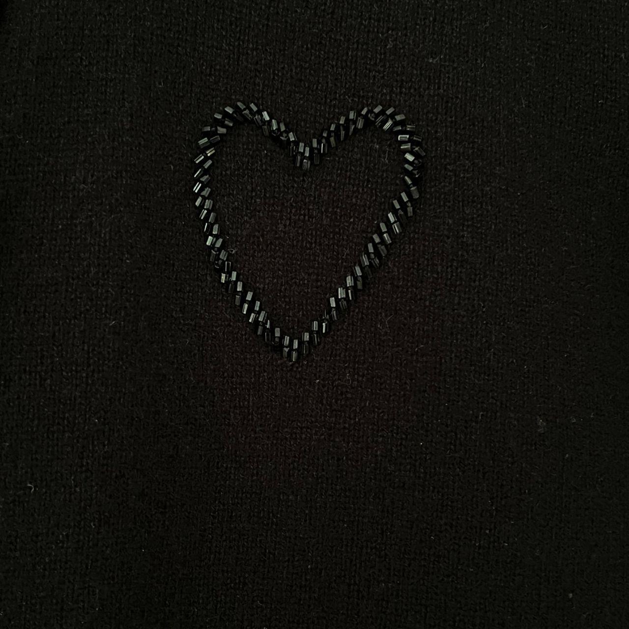 Ganni Cropped Bead Embellished Merino Wool Cardigan.