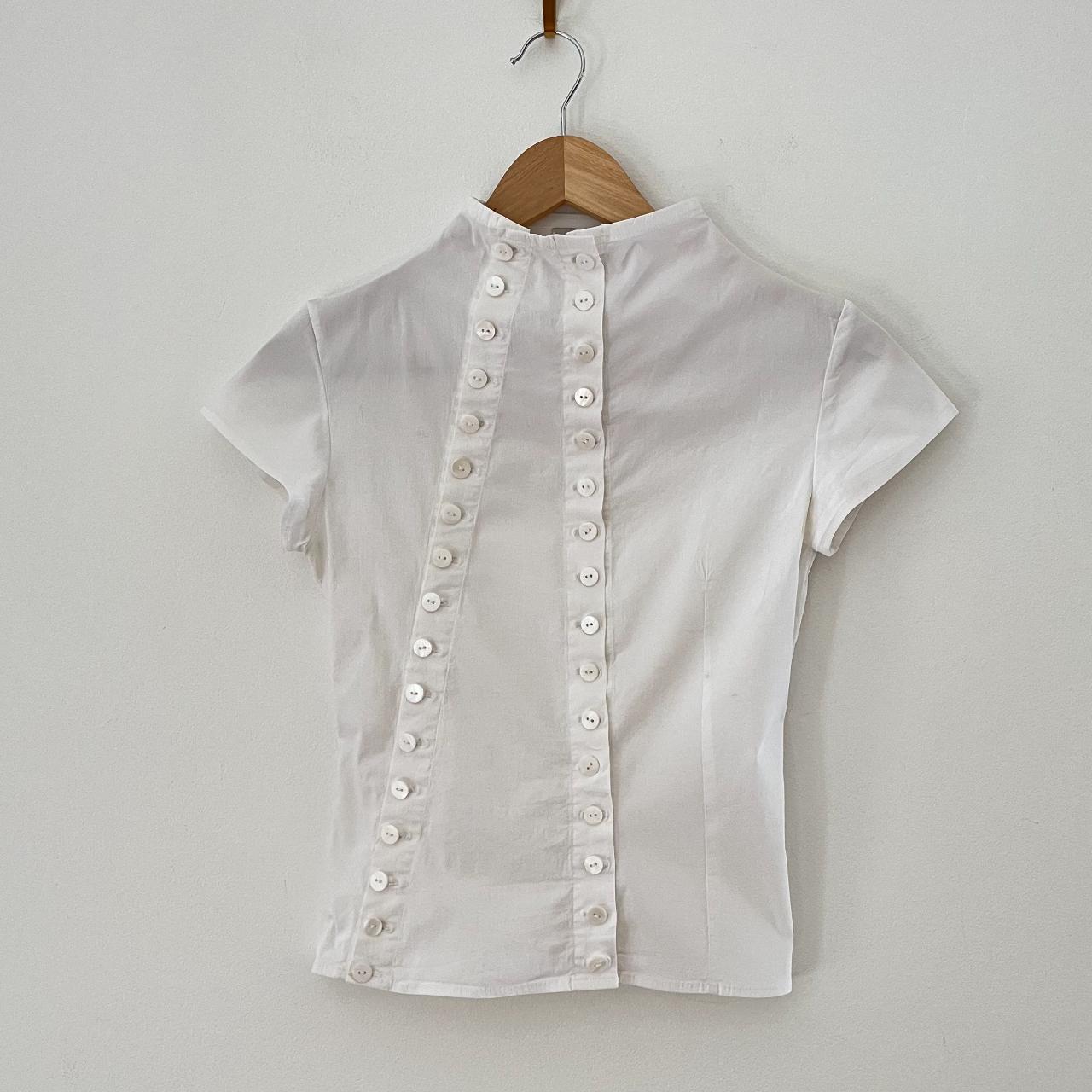 Caspar the Label POET Cap-Sleeve Shirt Size XS.