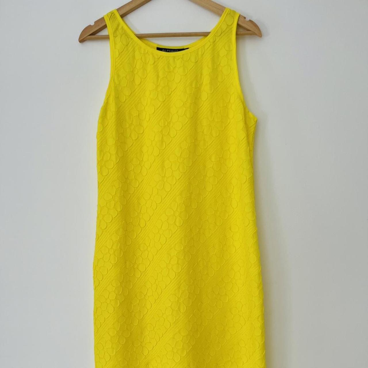 Alpha60 Floral Pleated Maxi Dress in Yellow.