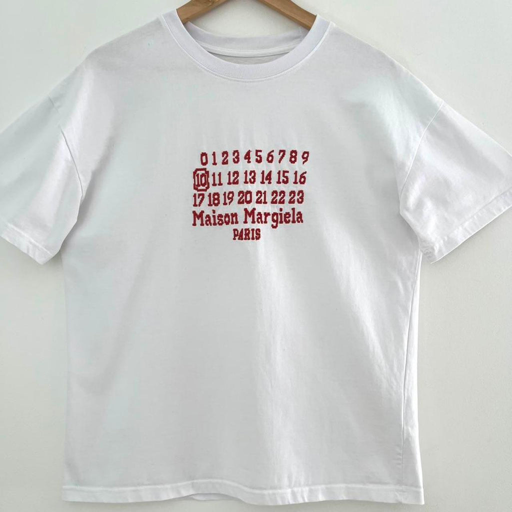 Maison Margiela Numeric Logo T shirt.