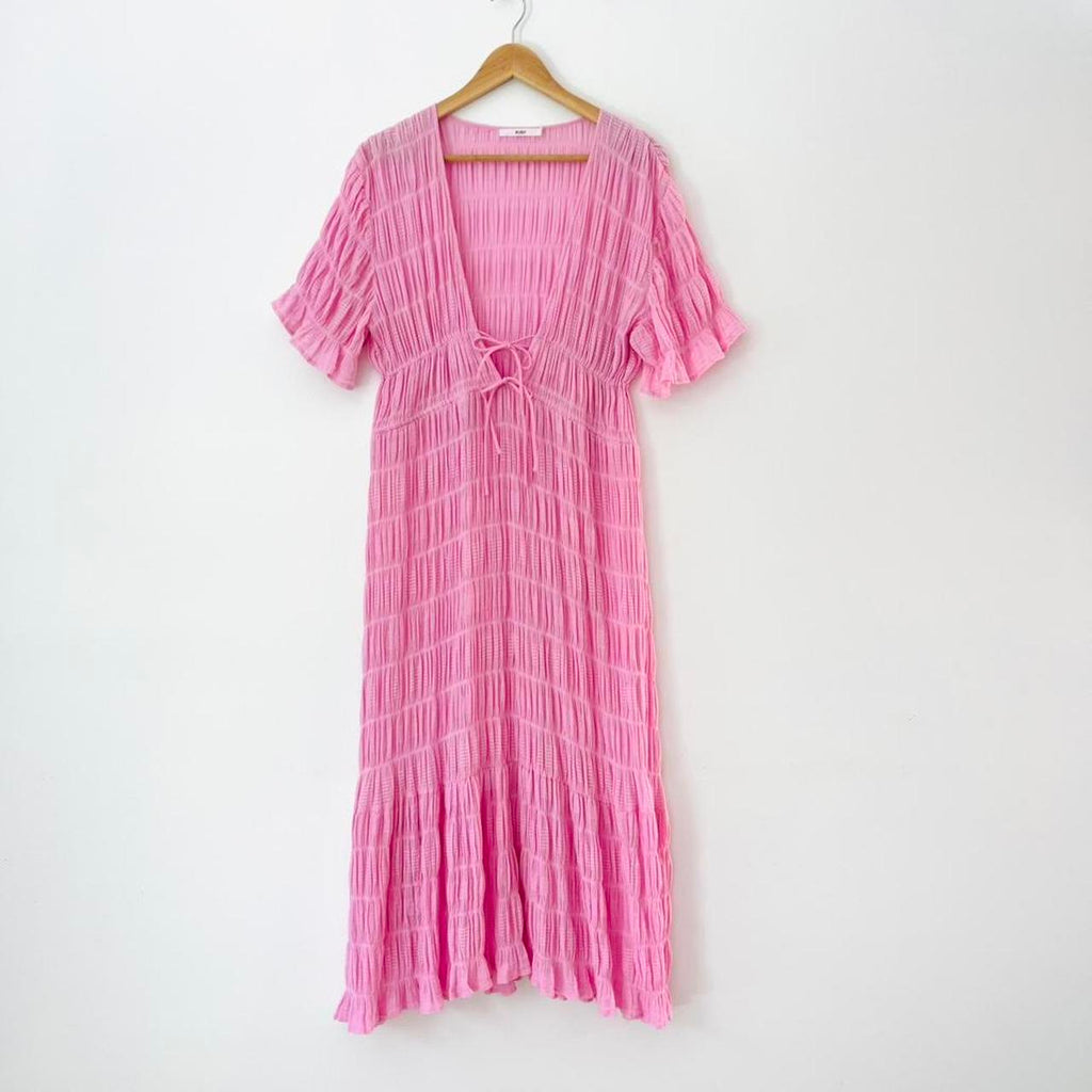 Ruby NZ MIRELLA V-Neck Dress in Orchard.