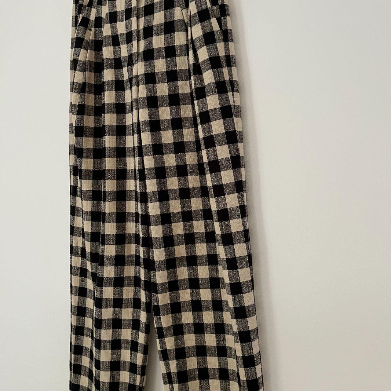 Essentiel Antwerp Checkered Relaxed-fit Pants Size 36/S.