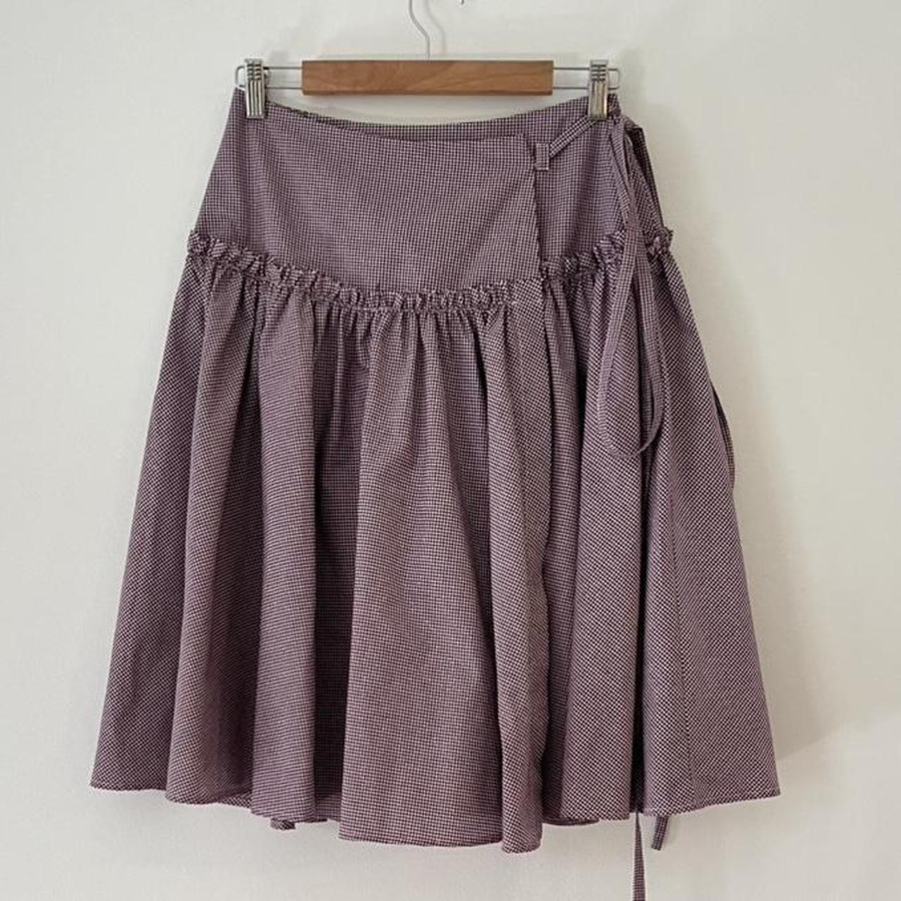 Mode Mischief COSTES Midi Skirt in Rhubarb Plaid.