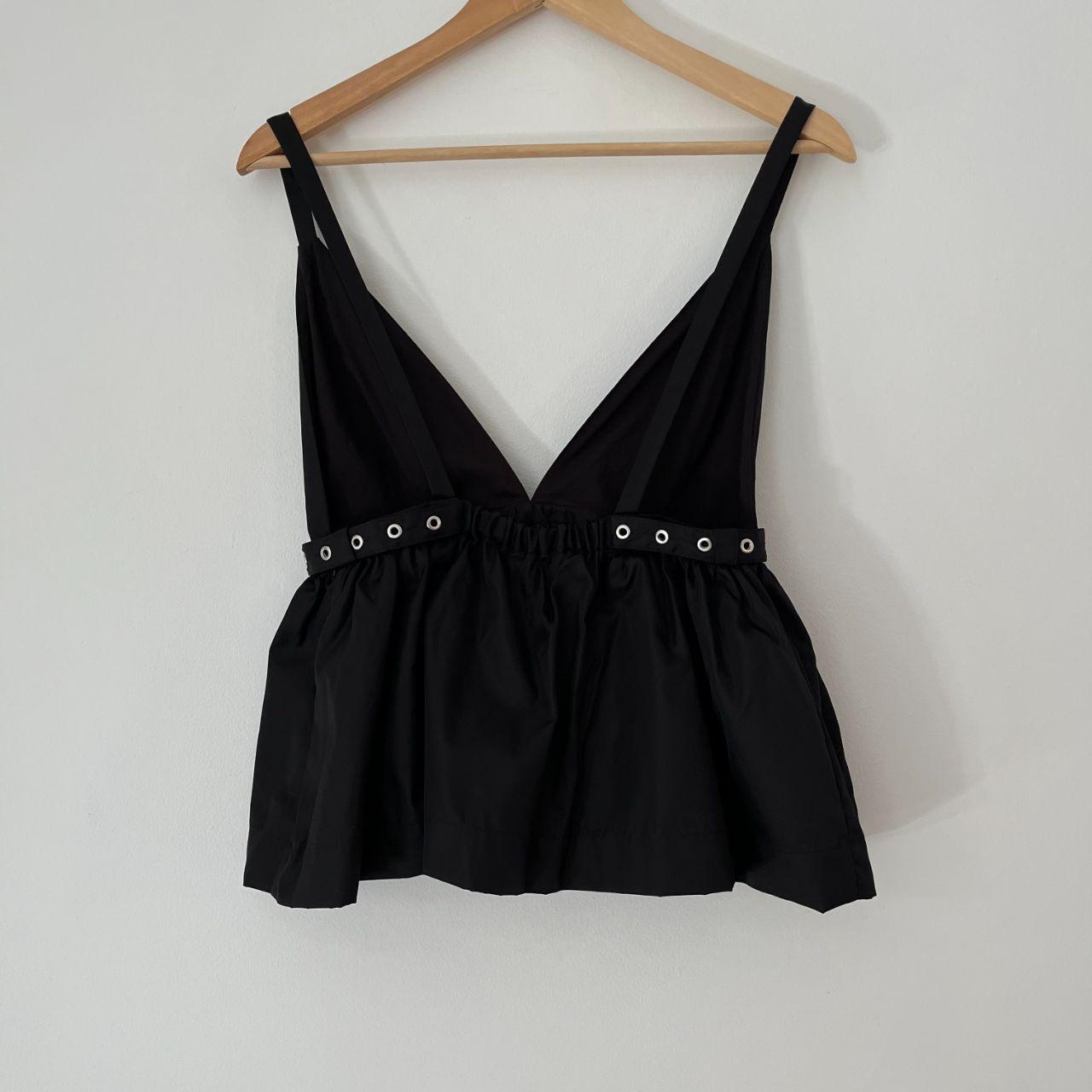 Ganni DUCHESS Nylon Strap Top.