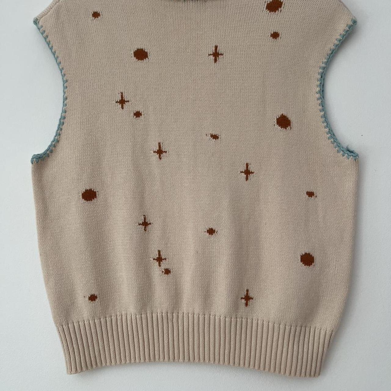 Hèrlian Astronaut Cat Knitted Vest.
