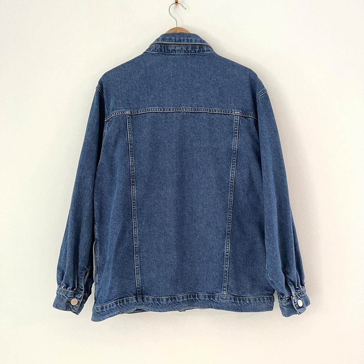 Damson Madder x Poppy Almond Frilly Fin Denim Jacket.