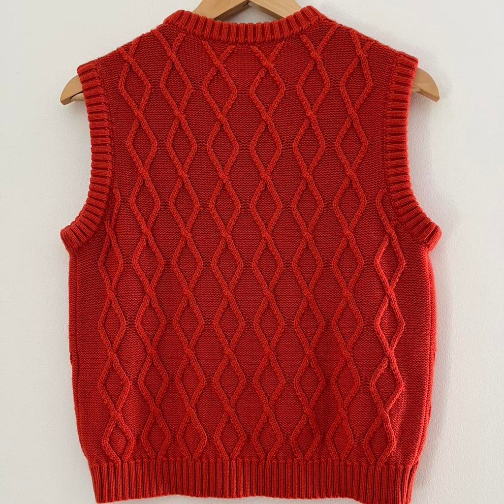 Shrimps AMARA Sweater Vest in Red.