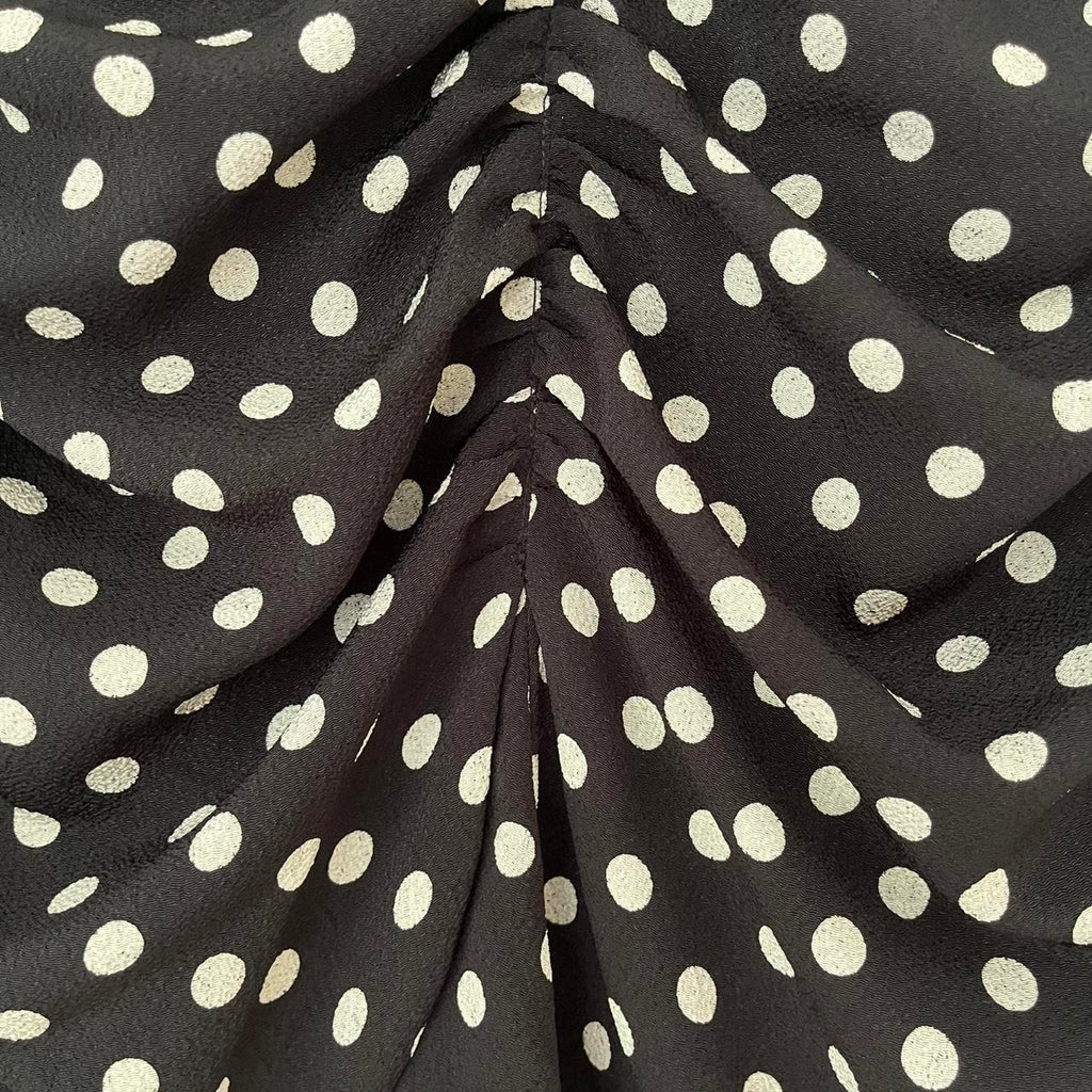 Anna Sui BNWT RUCHED Polka Dot Skirt.