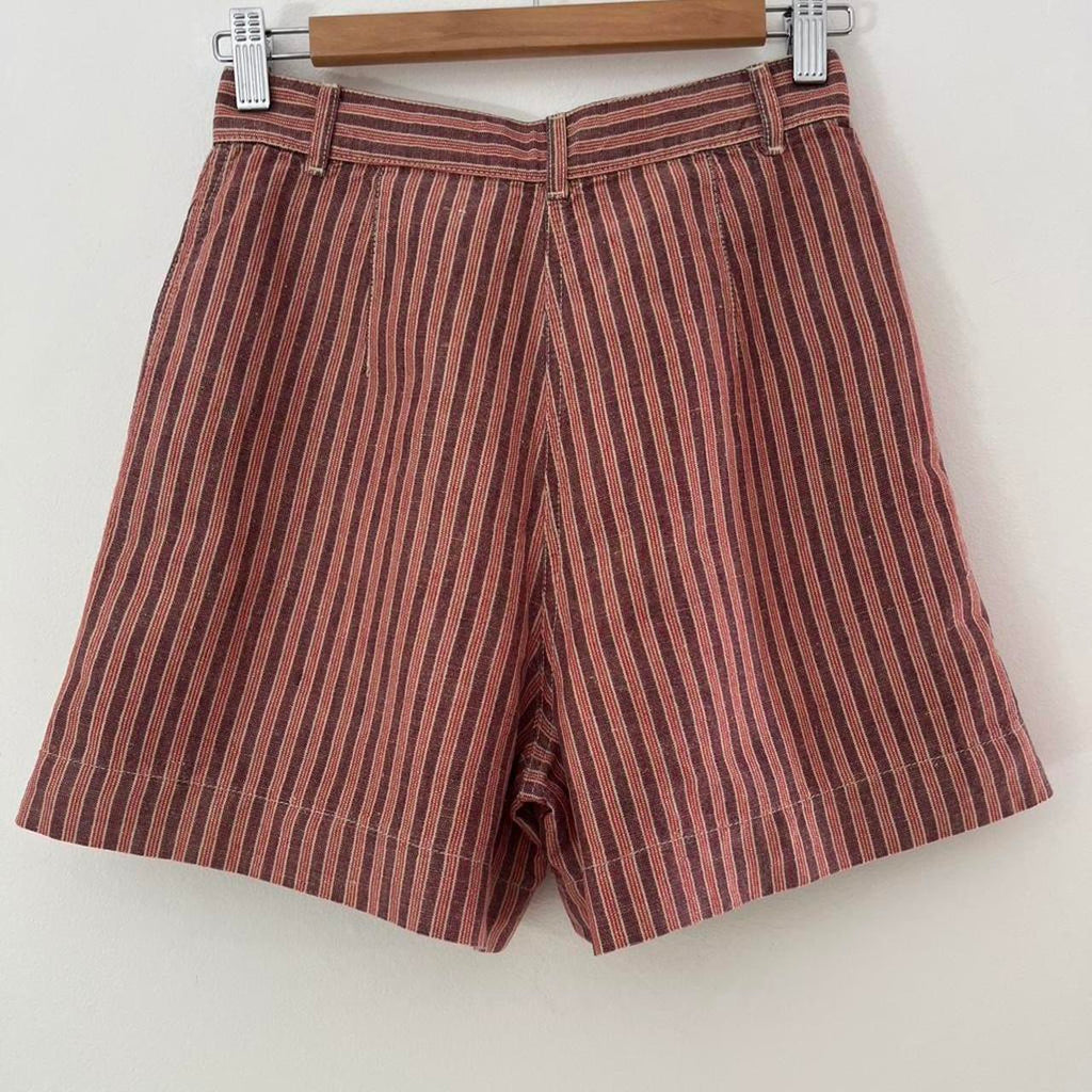 Penny Sage DREYFUS Shorts in Red Stripe.