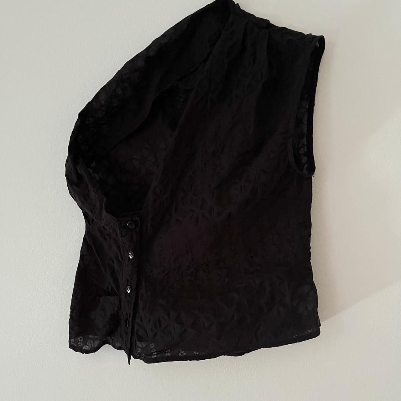 Muse The Label ORA One Shoulder Top in Black Floral.