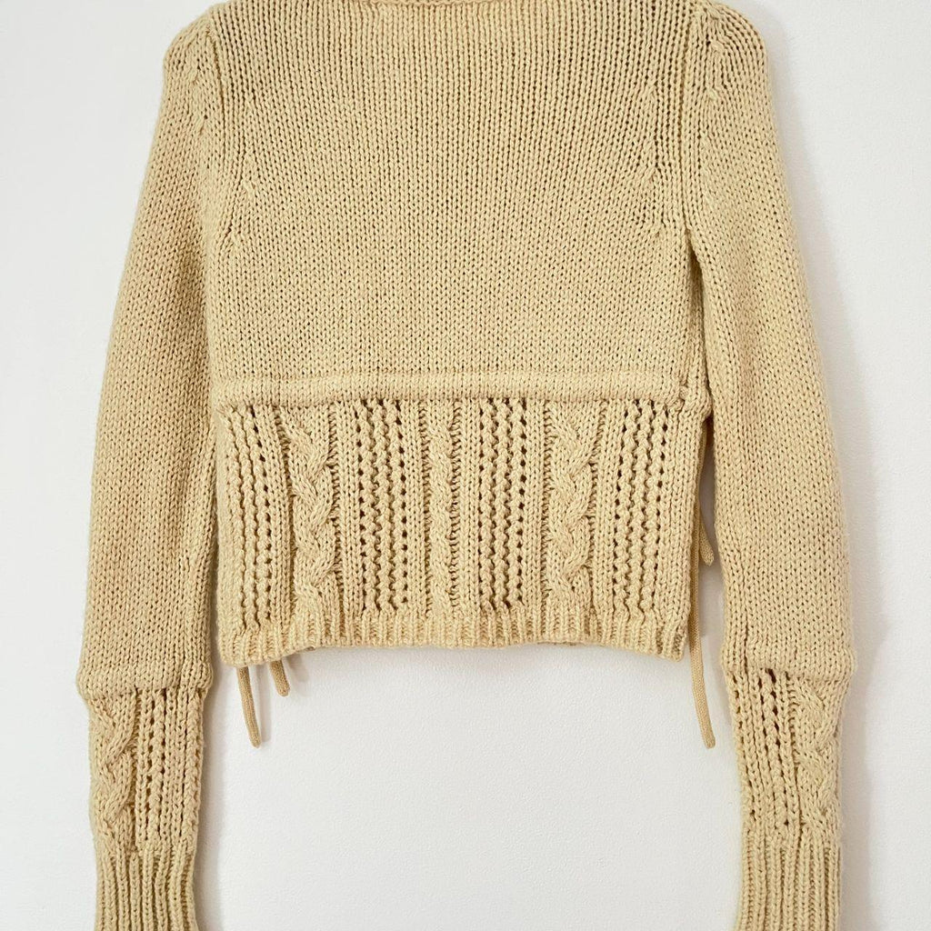 Peachy Den GABRIELLE Knit Cardigan in Buttercup.