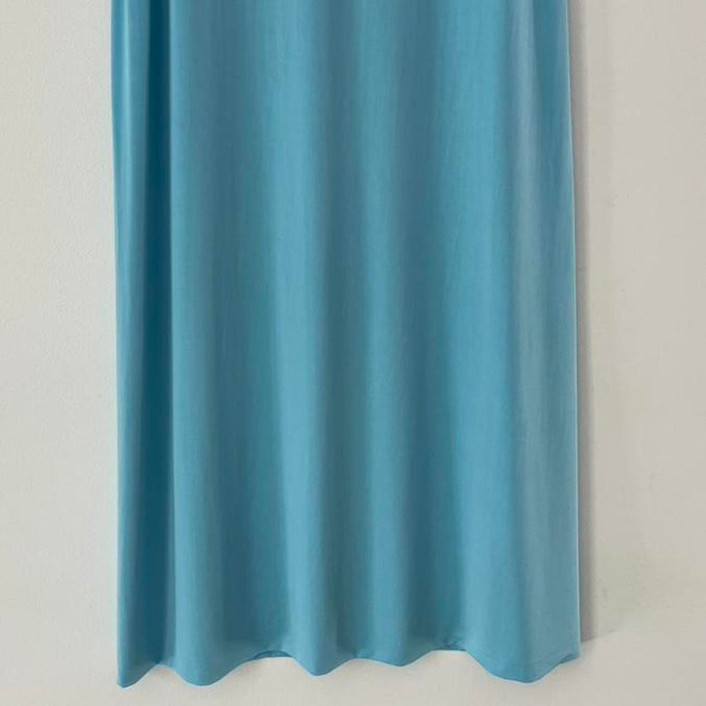 Paris Georgia STRAIGHT LINE Skirt in Iris Blue.