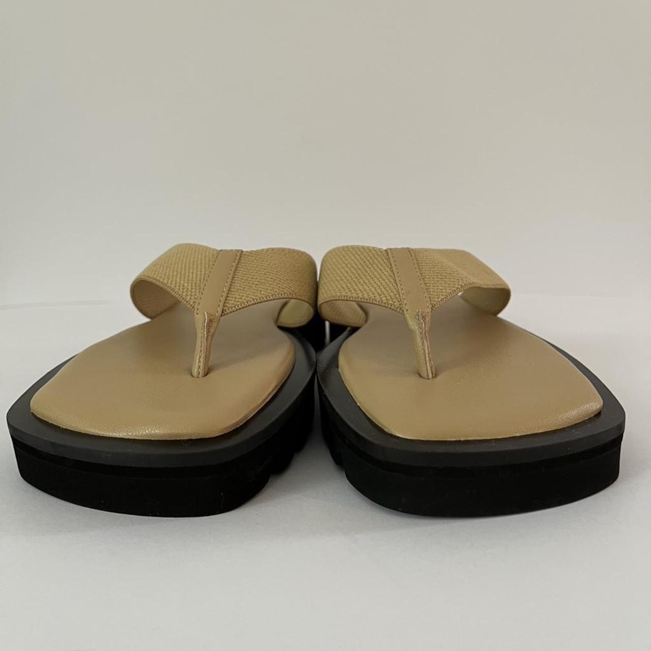 Zulu & Zephyr Thongs in Light Brown.