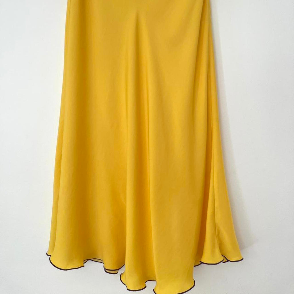 Siedrés PRIM Midi Skirt in Yellow.