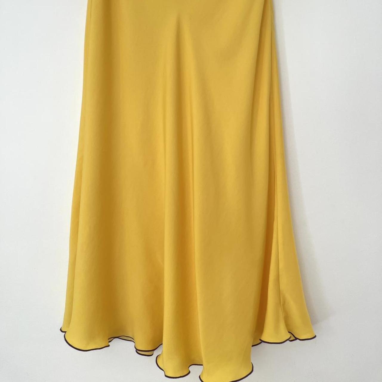 Siedrés PRIM Midi Skirt in Yellow.