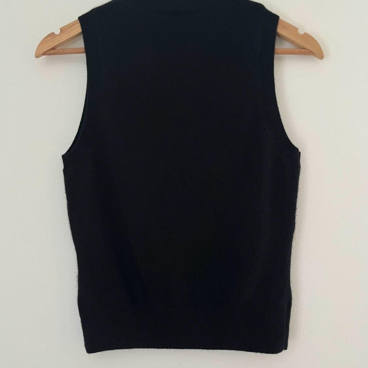 Venroy Cashmere Button Down Tank Top.