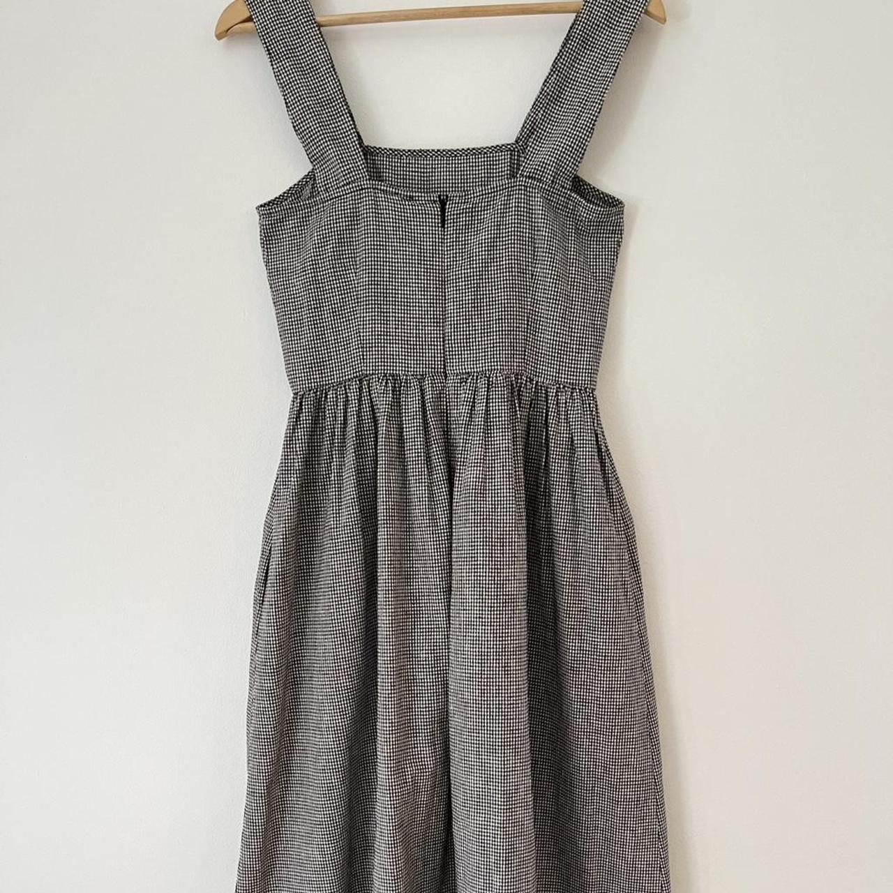 Permanent Vacation HEARTFELT Sundress in Black/White Gingham.