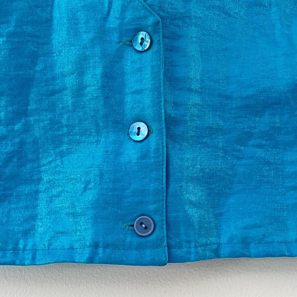 Paloma Wool Halter Crop Top in Blue.