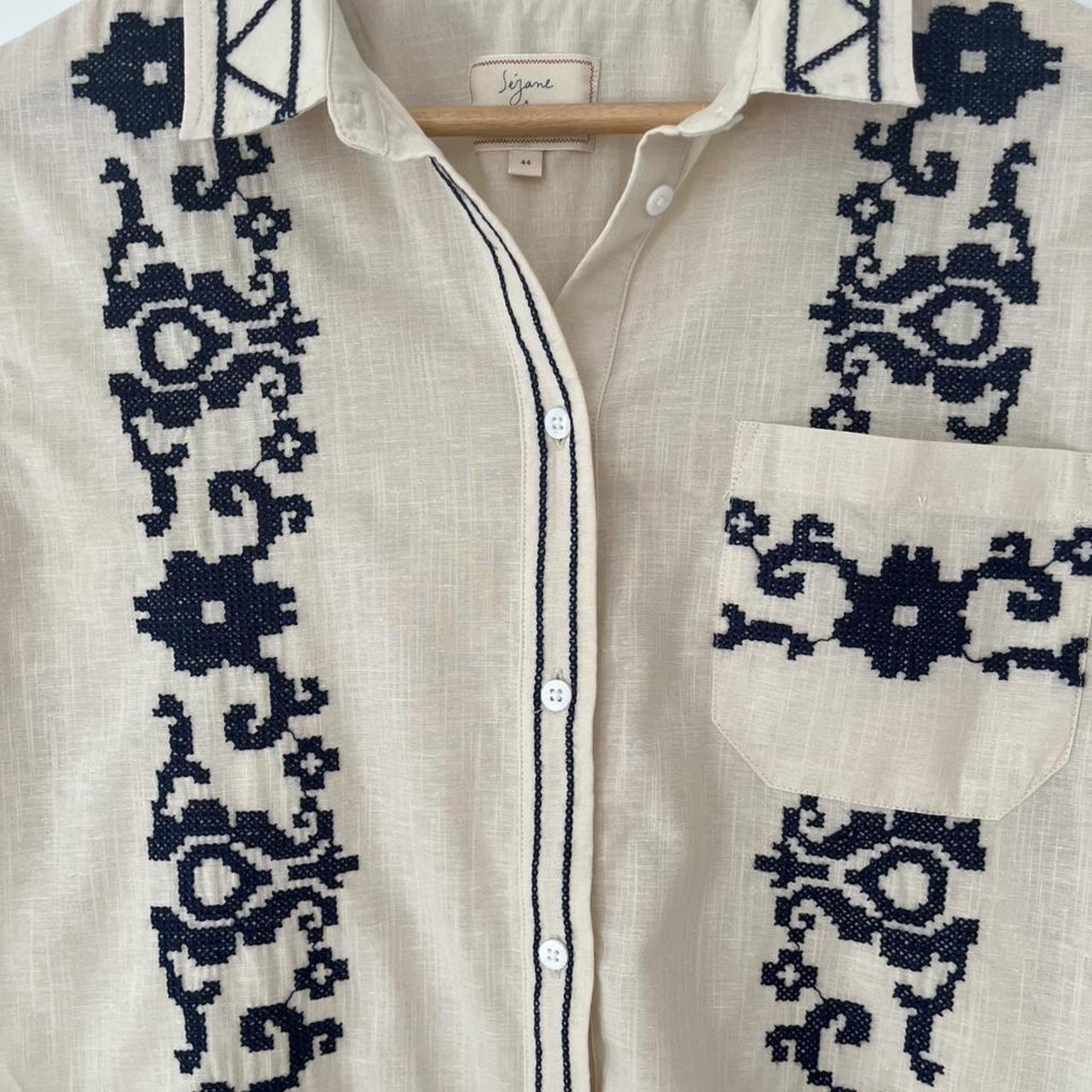 Sézane X Lucia Vergara TOMBOY Shirt.