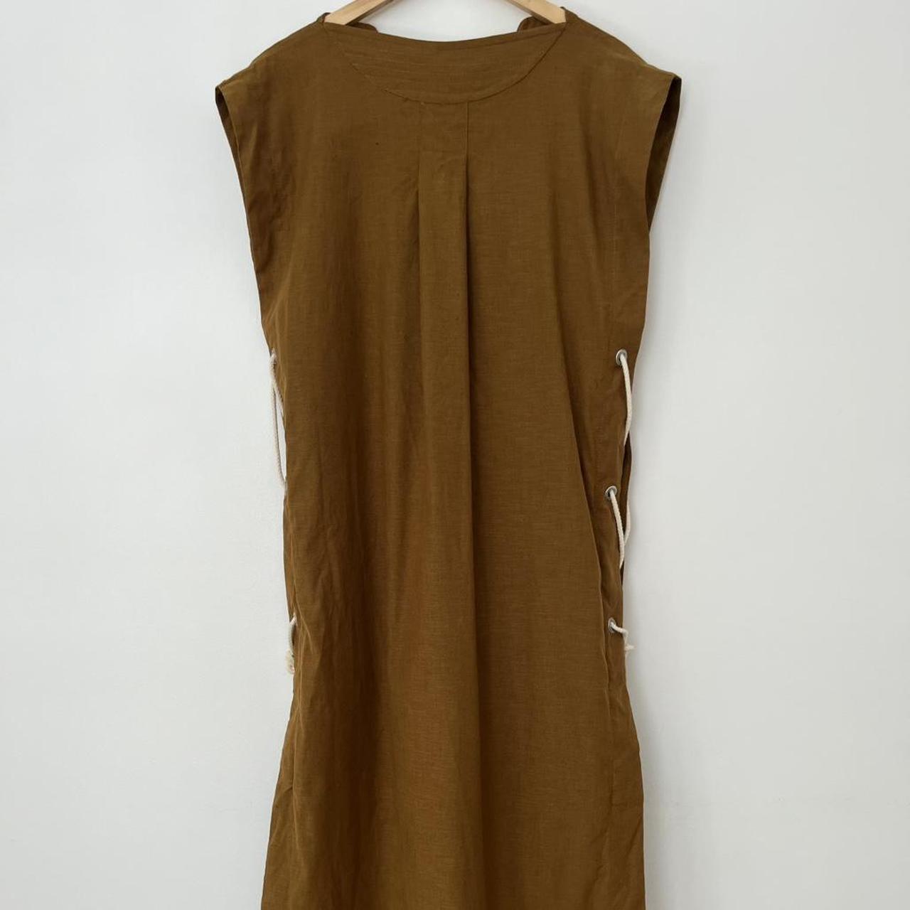Lee Mathews Linen Rope Tie Dress.