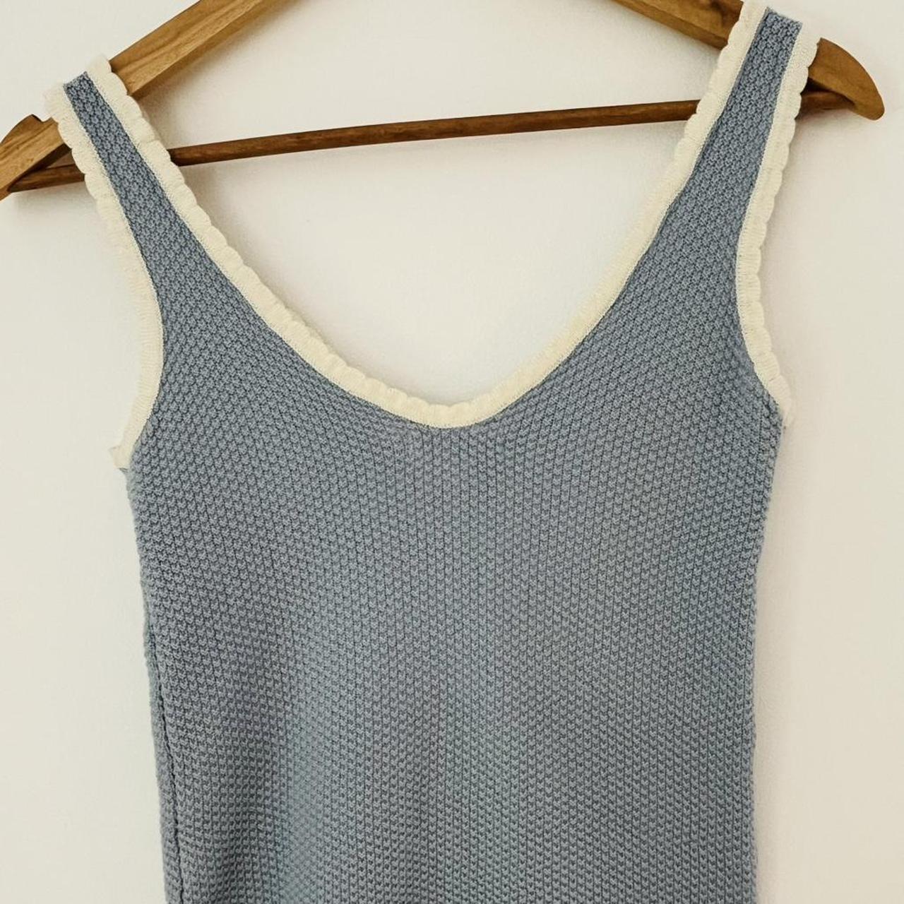 Djerf Avenue AMORINI Tank Top in Blue.