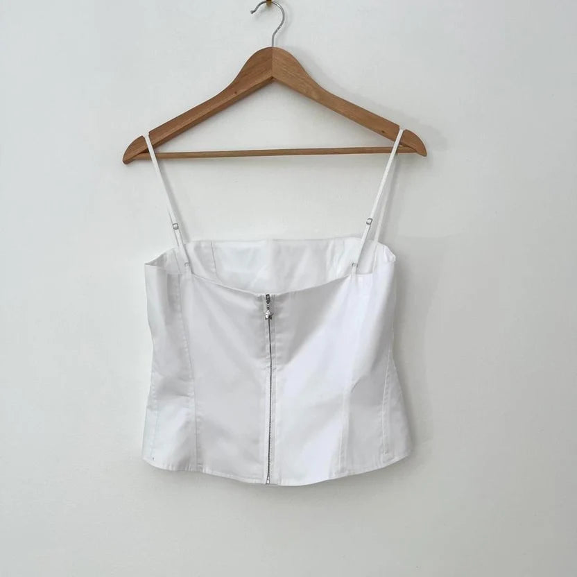 Sandy Liang HOTARU Corset Cami Size M.