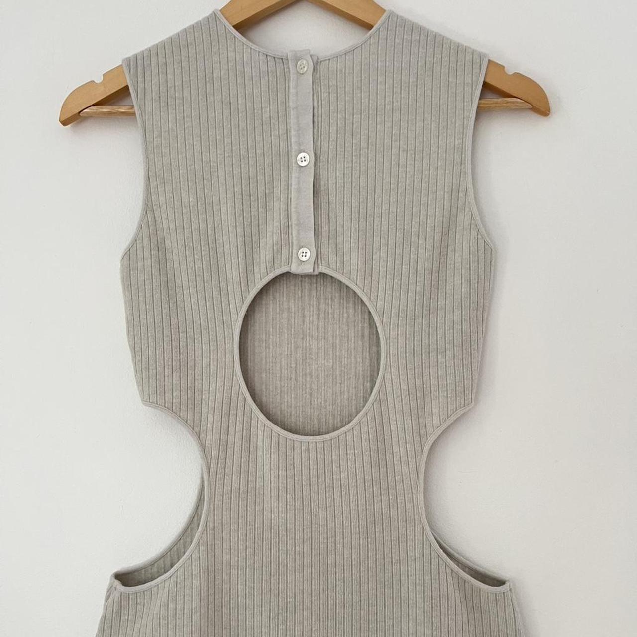J.Kim LATTICE Tank Top in Grey Size XS.