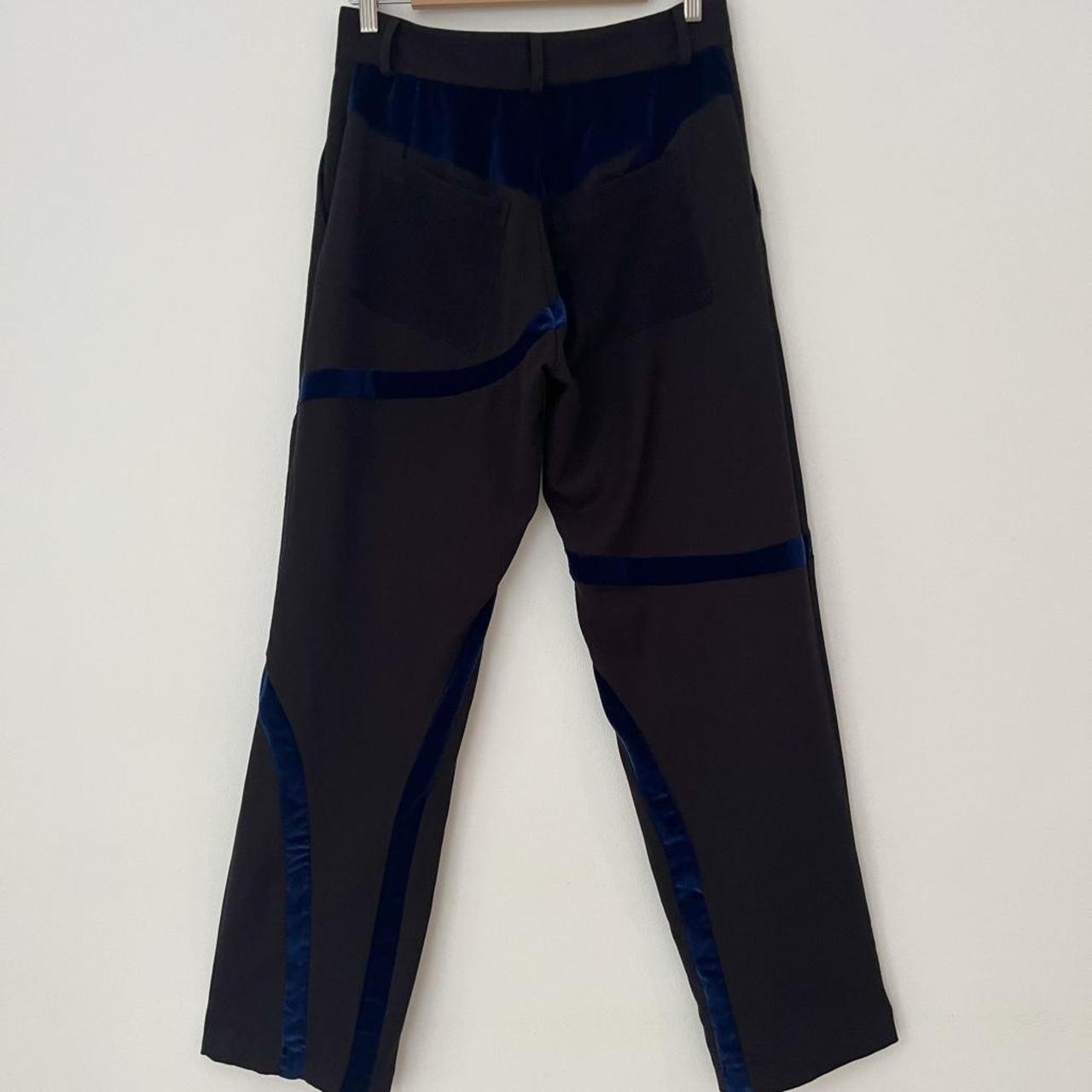 Karla Laidlaw Velvet Applique Pants.
